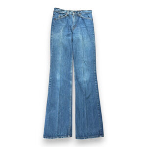 Vintage Levis 517 Jeans Mens 28x36 Blue Bootcut Orange Tab USA 80s 30x36 Tag